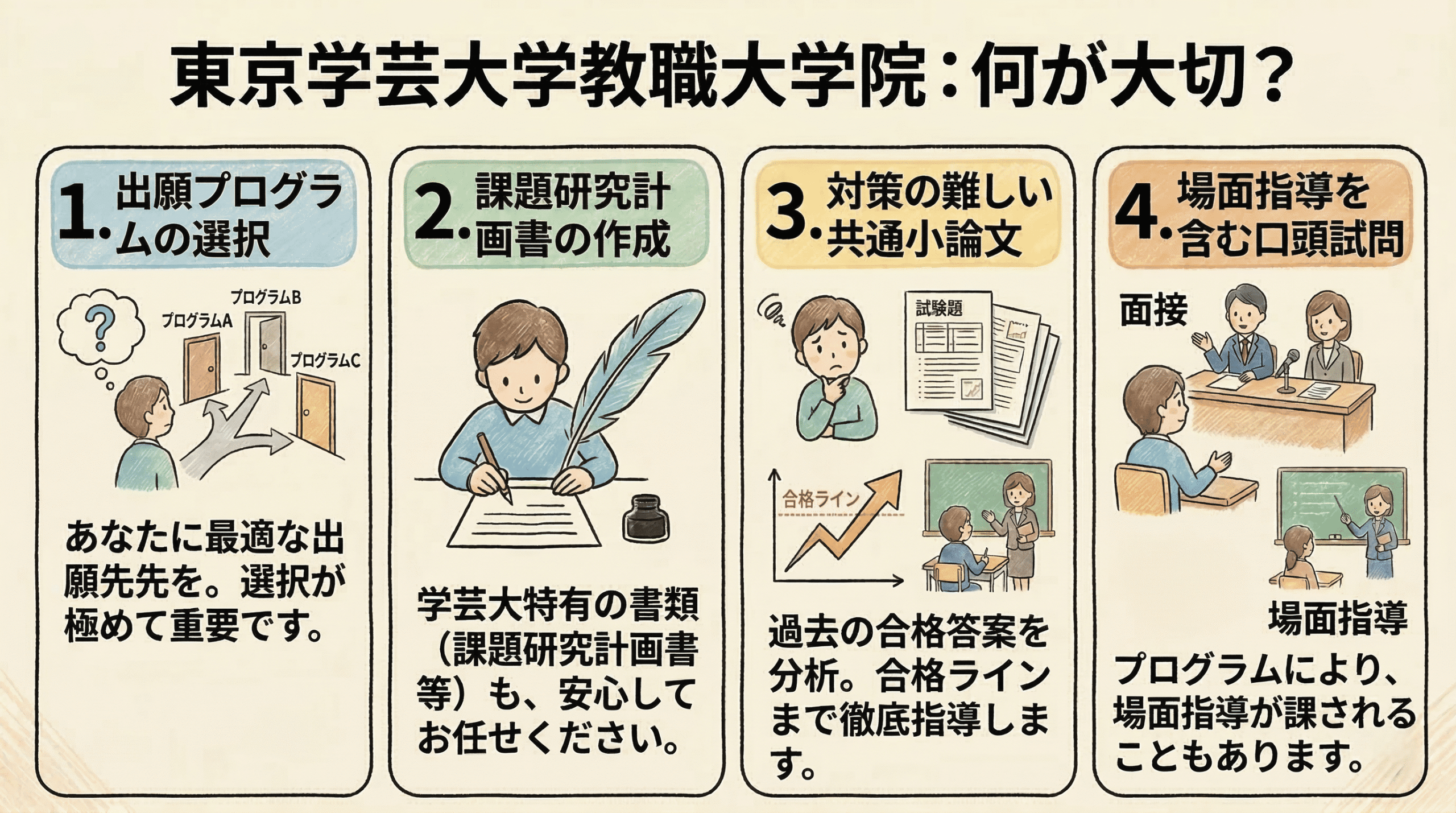 学芸大大学院で大切なこと
