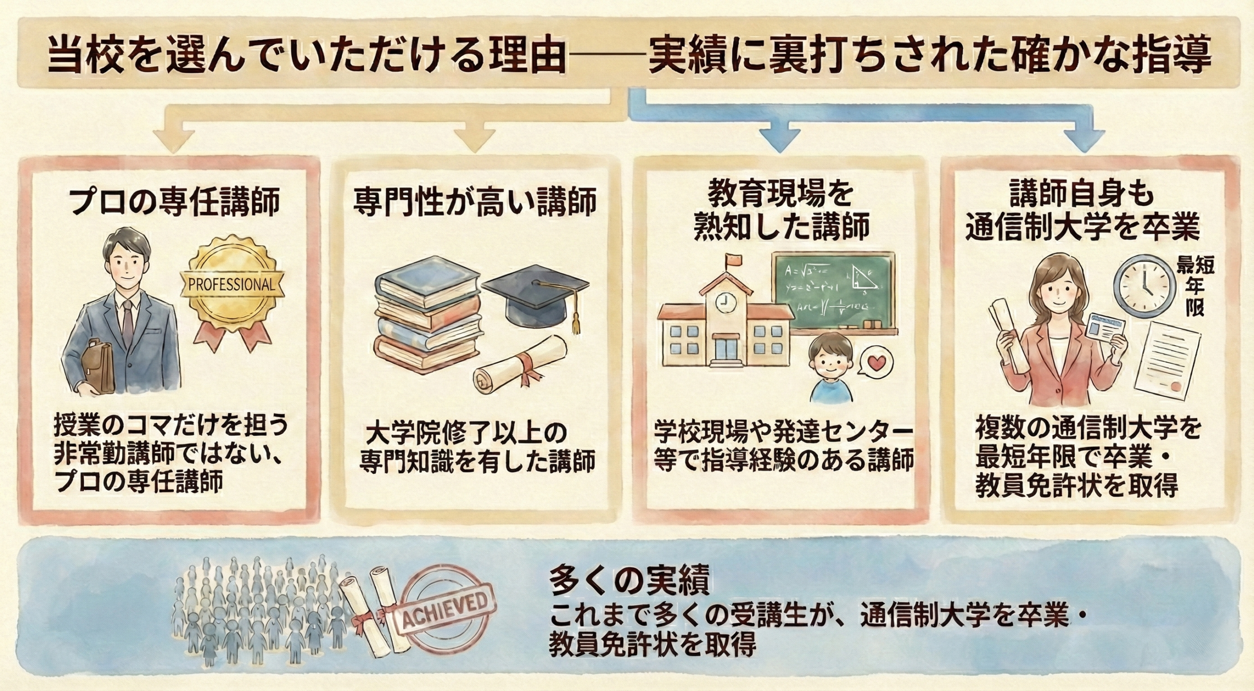 当校を選んでいただける理由