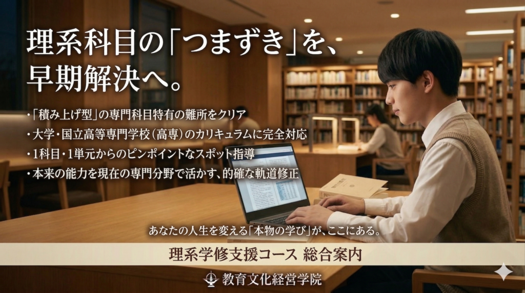 理系学修支援メインビジュアル