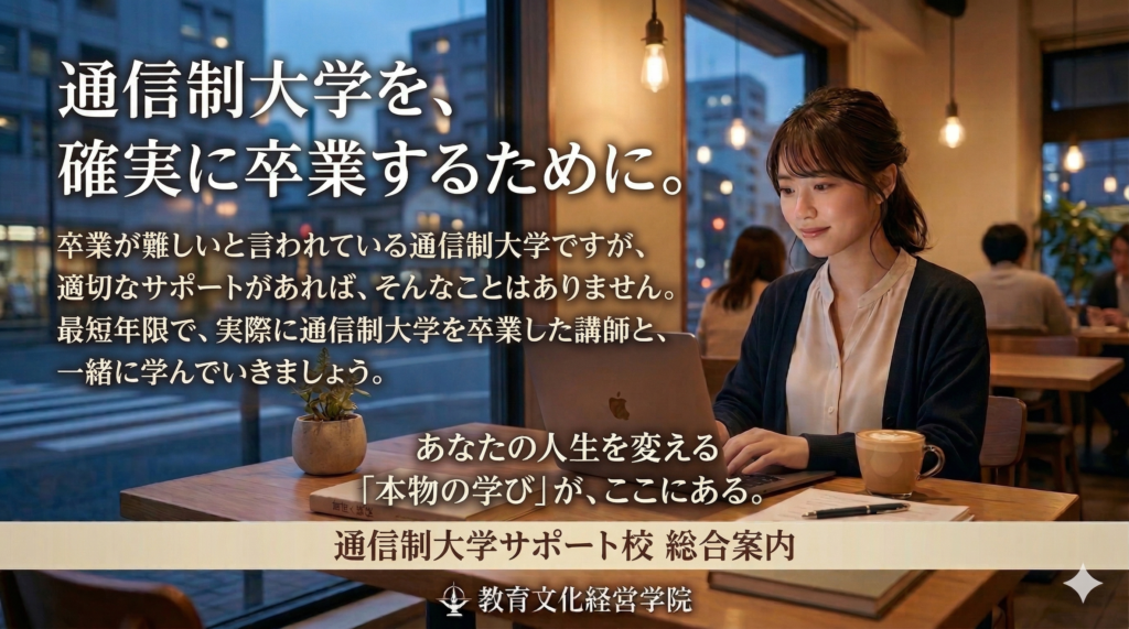 通信制大学サポート校メインビジュアル