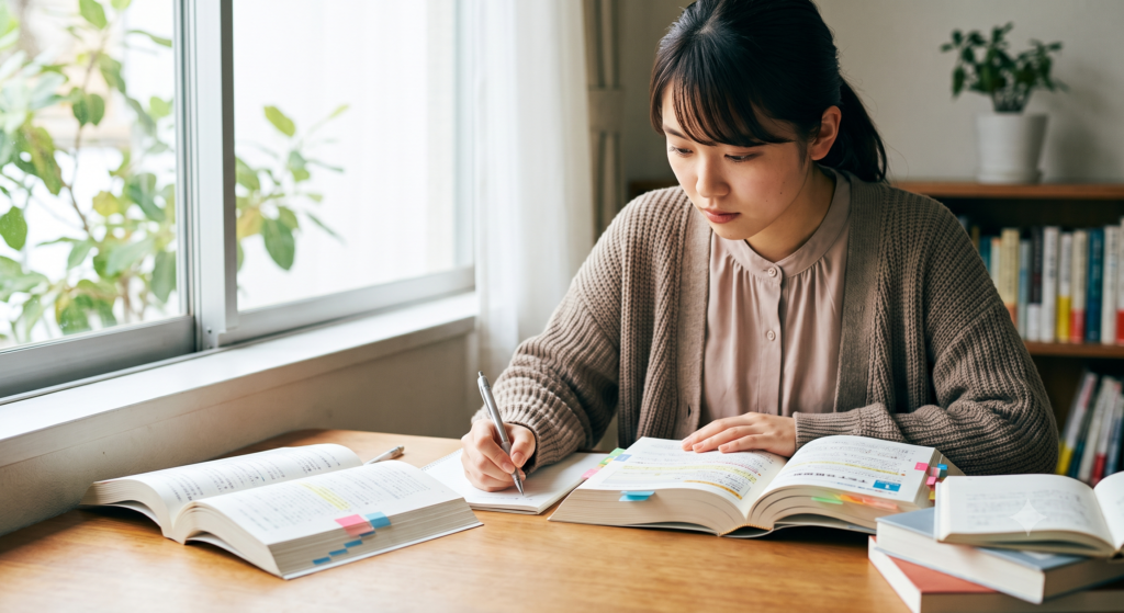 こつこつ勉強しましょう。