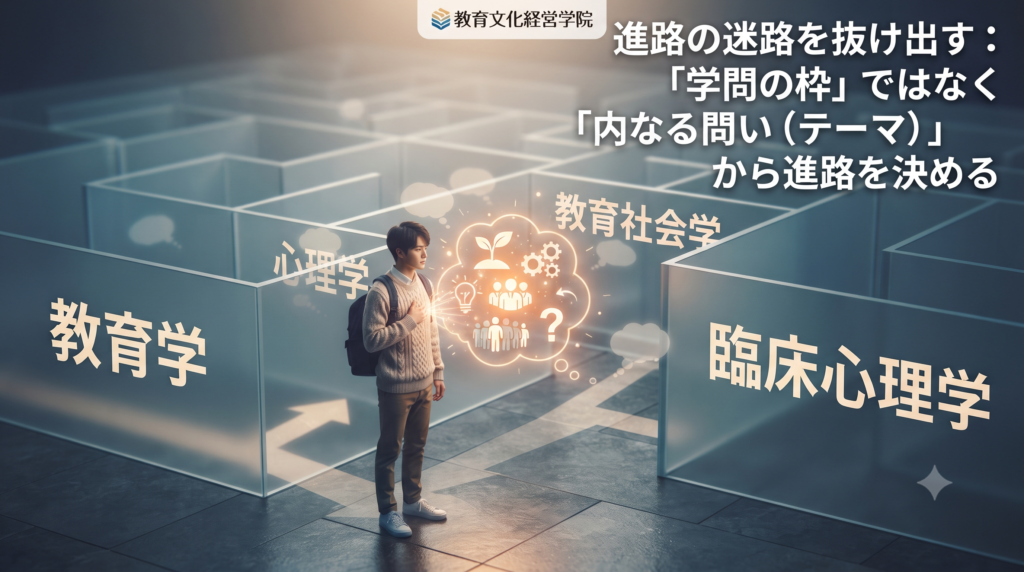 学問分野」ではなく「テーマ」から決める
